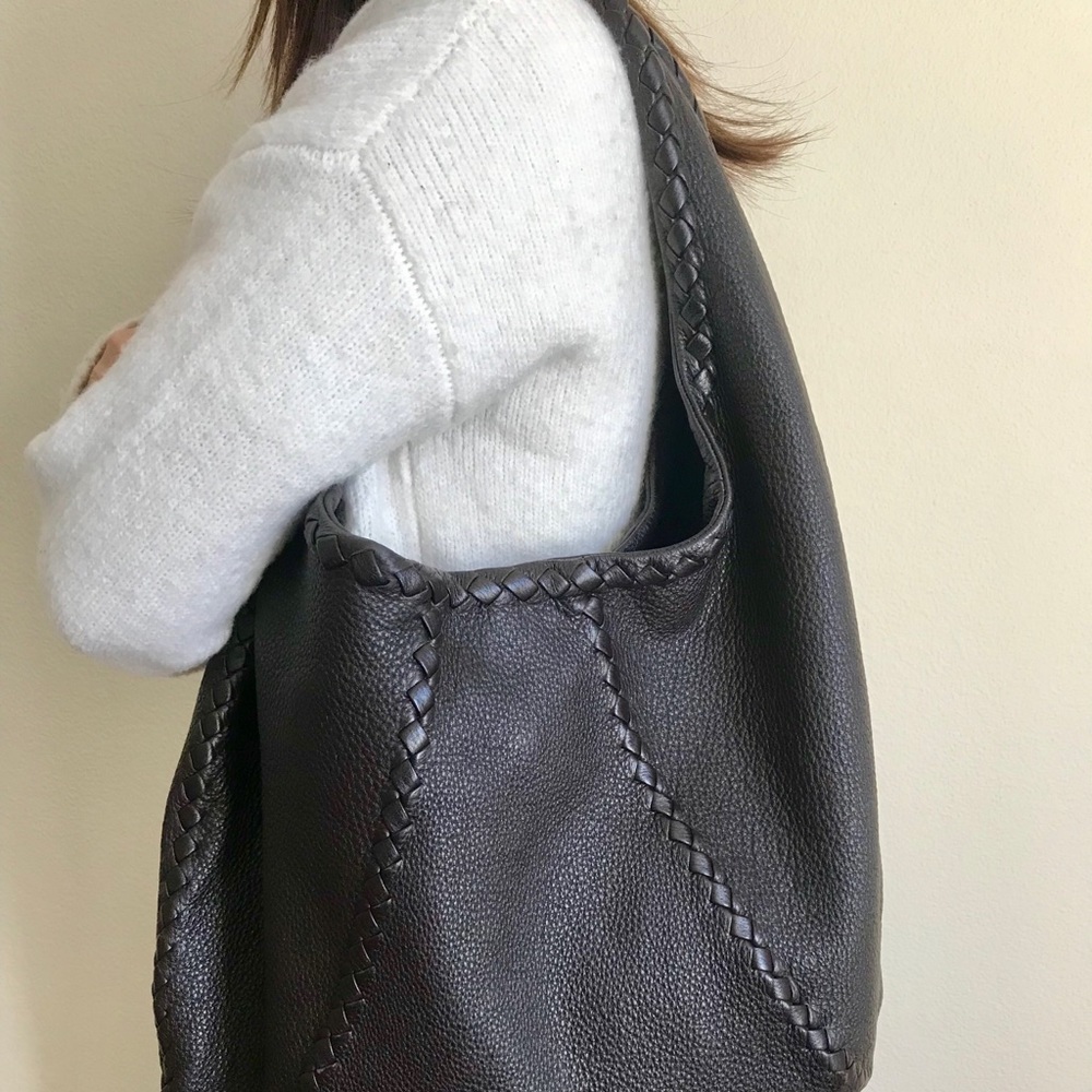 Bottega Veneta Brown Leather Hobo Bag